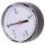 ABS Manometer: ABS, 1/4 inch, Rear, Dia: 63, 0/1,6bar.