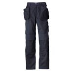 HELLY HANSEN Worktrousers 76438-990-C58, Black, Size: W41/L34 + Knee shields
