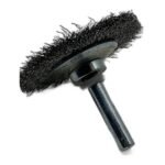 PFERD RBU 5004/6 ST 0.20 Steel Wire Wheel Brush 50mm x 4mm – 6mm Shank Industrial Deburring Tool - Image 3