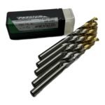PHANTOM 11.451.0610 TiN Coated HSS Drill Bit 6.1mm – PSD 5-Pack High Performance DIN 338N