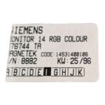 SIEMENS SIEMENS Monitor 14 RGB colour 576744 TA Magnetek 14531400106 - Image 3