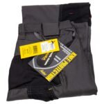 SNICKERS 3212 7404 040, DuraTwill trousers, Dark Grey/Black, Size: 040 - Image 3