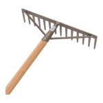 STREUDING Hark tuin 14-tands recht met steel