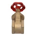UNKNOWN 2,5"PN20 Brass Gate Valve - Image 2