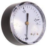 ABS Manometer: ABS, 1/4 inch, Rear, Dia: 63, 0/1,6bar. - Image 3