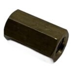 NEUTRAL brass hexagonal coupling nuts with M12 thread and 36mm length - Image 2