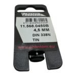 PHANTOM 11.568.0450B TiN Coated HSS Drill Bit - 4.5mm DIN 338N - Image 2