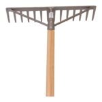 STREUDING Hark tuin 14-tands recht met steel - Image 2