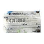 SUMITOMO CHHM8-6165-17/T Cyclo Reducer 5.5kW 7.5HP 1:17 Gearbox 85RPM - Image 3