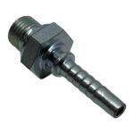 GEEVE HYDRAULICS B.V. 10240-04-04 Slangpilaar - 10 serie - 1/4 BSP buitendraad 60° conus (AGR), staal gegalvaniseerd - Image 3