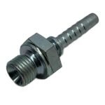 GEEVE HYDRAULICS B.V. 10240-04-04 Slangpilaar - 10 serie - 1/4 BSP buitendraad 60° conus (AGR), staal gegalvaniseerd - Image 2