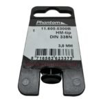 PHANTOM 11.600.0300B HM-tip Carbide Tipped Drill Bit - 3.0mm DIN 338N - Image 2