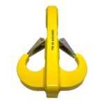 SAPEM 8T Ramshorn Double Crane Hook with Safety Latches Type 94550-C - Image 2