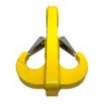 SAPEM 8T Ramshorn Double Crane Hook with Safety Latches Type 94550-C - Image 2